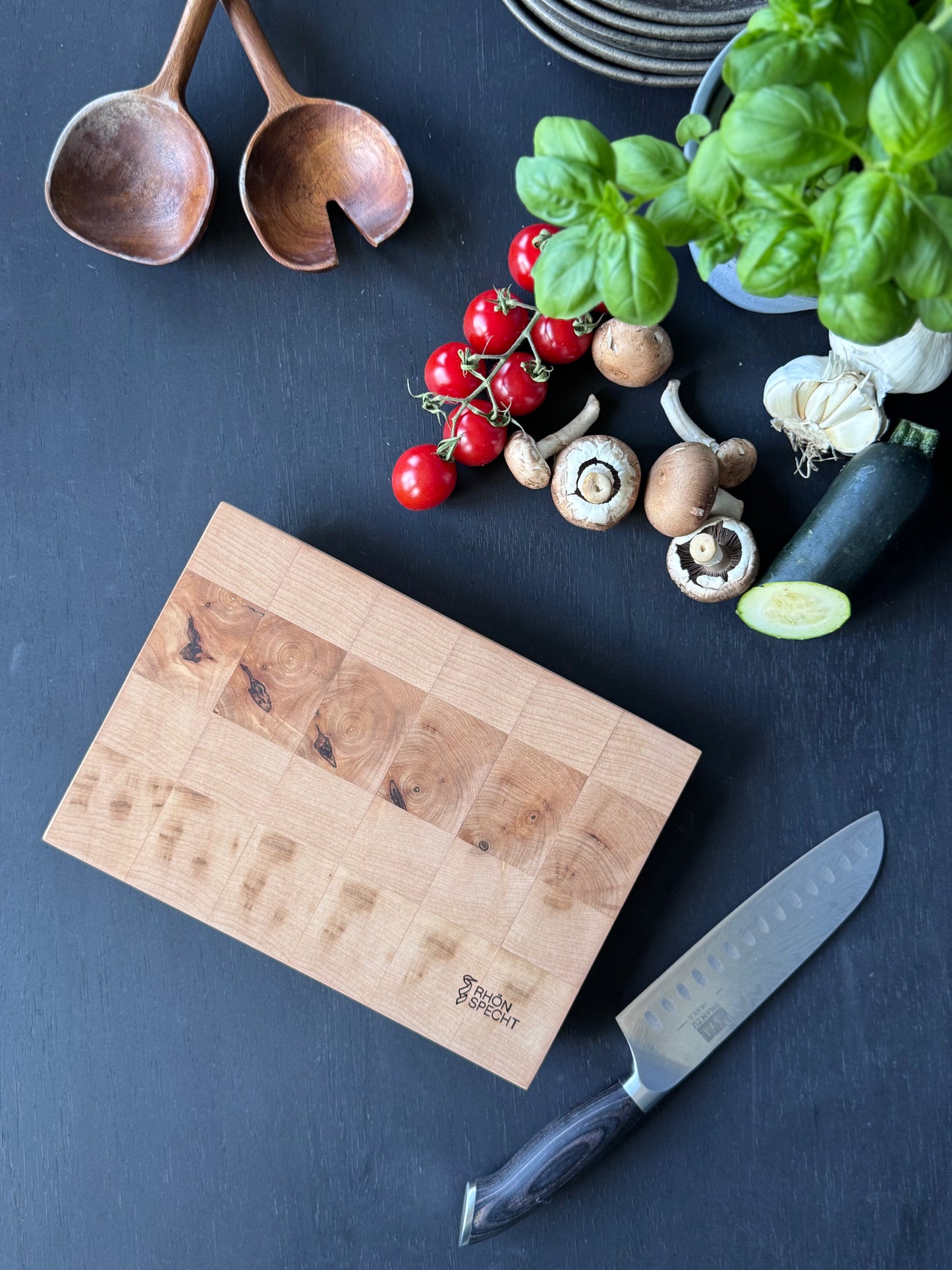 „Mild & Massiv“ – Hirnholzbrettchen Birne (19x27)