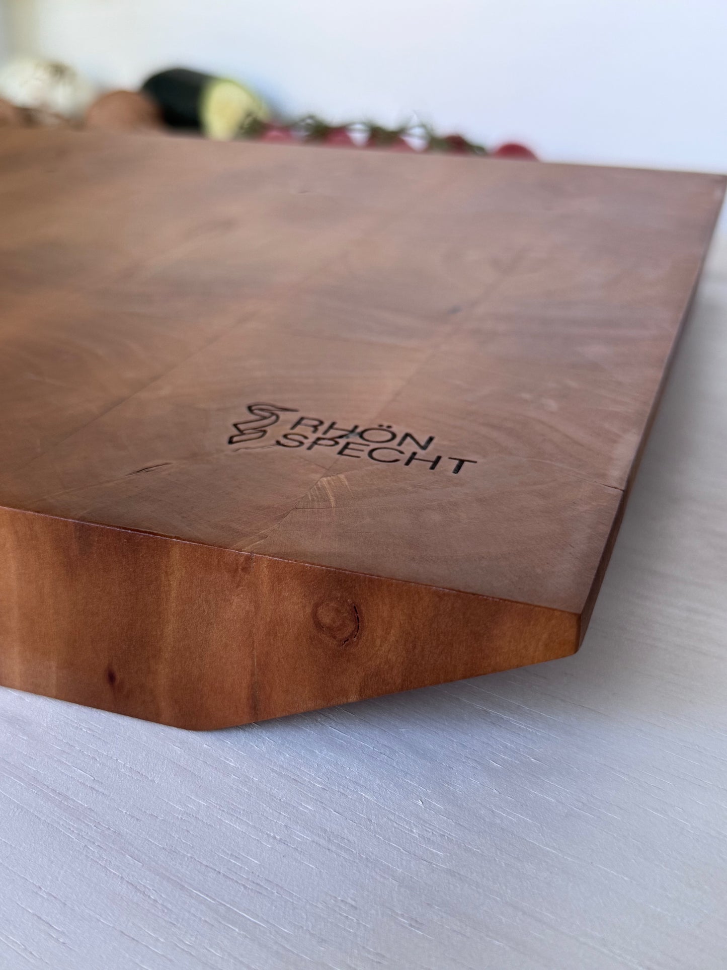 „Rhöner Ursprung“ - XXL Hirnholzbrett aus Birne (35x50)