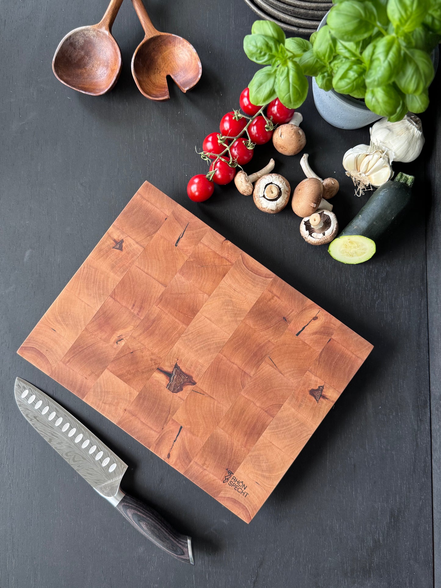 Hirnholzbrett „Birne“ – warm & feinporig (24x25)