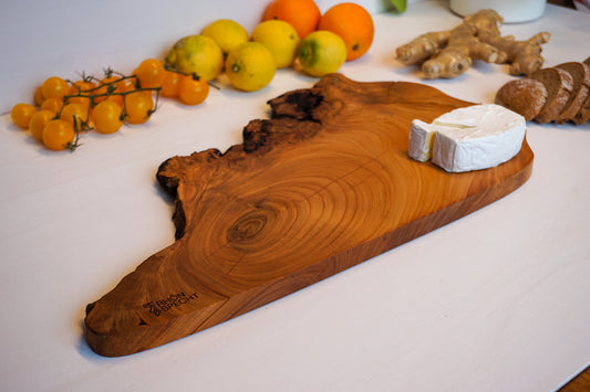 Frühstücksbrett aus Rhöner Laubholz – handgefertigtes Unikat